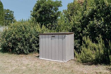 Baule Armadio da Esterno in Resina - 130x75x111 cm