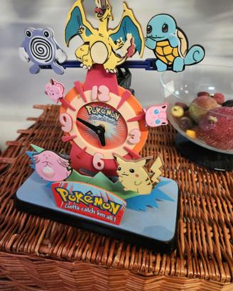 Orologio da scrivania pokemon