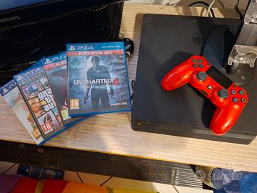 sony ps4 slim hd ssd 1TB  uncharted 4 gran turismo