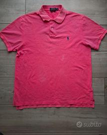 Polo Ralph Lauren Uomo Taglia XL Slim Fit Rosa