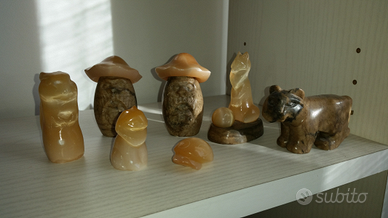 Collezione animali in onice e alabastro