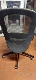 Sedia ergonomica da ufficio nera