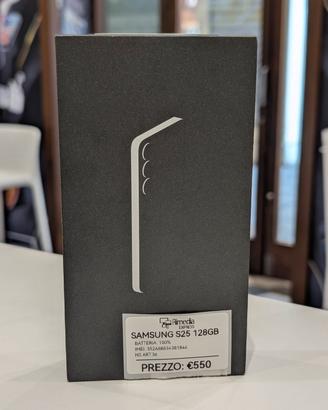 Samsung S25 128GB verde nuovo promo