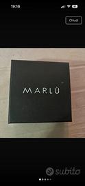bracciale da uomo Marlu' col.argento/nero