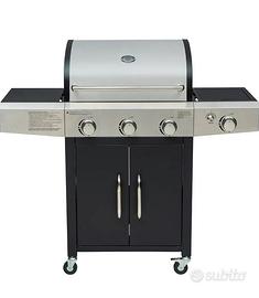 barbecue piastra griglia a gas