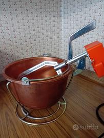 Paiolo rame mescolatore elettrico
