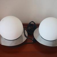 Coppia di lampade Ufo space age anni 70