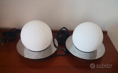 Coppia di lampade Ufo space age anni 70