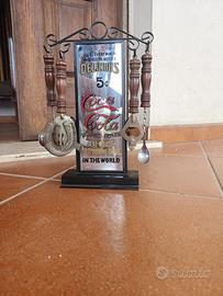 Set bar vintage Coca-Cola con accessori