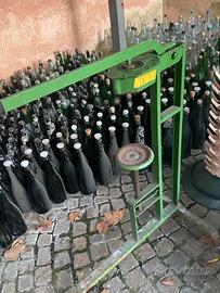 tappatrice a leva per tappi di sughero