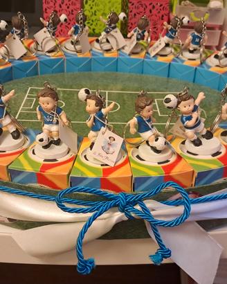 Bomboniere tema calcio stadio con portachiavi