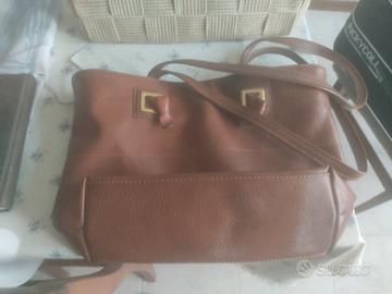 borsa in cuoio originale tenuta bene 