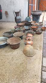 pentole portaombrelli vasi in rame