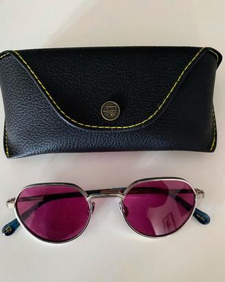 MOSCOT'S SMENDRIK SUN SILVER PURPLE