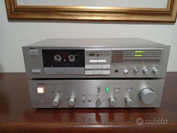 Yamaha  A-550 +lettore cassetta Yamaha KX-200