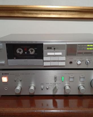Yamaha  A-550 +lettore cassetta Yamaha KX-200
