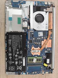 HP 15,6" Intel Core i7 – NVIDIA – 8GB RAM – guasto