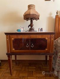Set coppia di comodini anni 60 vintage