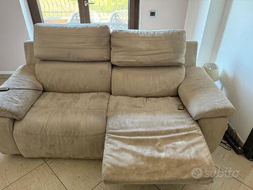 Divano 3 posti con 2 relax elettrici