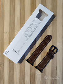 Cinturino pelle-silicone per Apple watch ultra 3