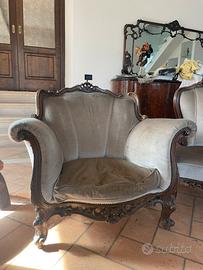 Salotto completo divano e poltrone
