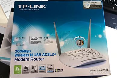 TP-Link TD-W8968 300Mbps N USB ADSL2+ Modem Router
