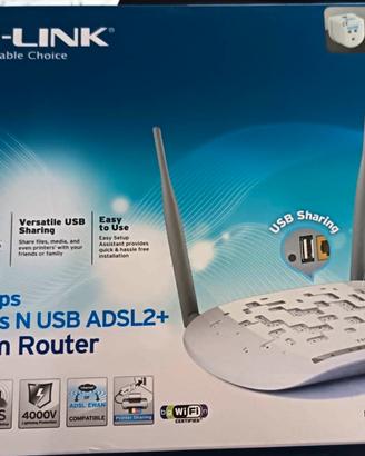 TP-Link TD-W8968 300Mbps N USB ADSL2+ Modem Router