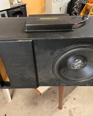 Subwoofer e amplificatore