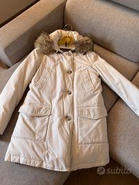 Parka donna bianco panna