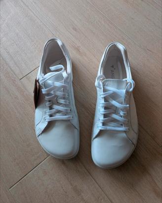 Sneakers barefoot bianche in pelle 41