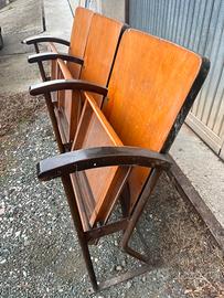 VECCHIE SEDIE DA CINEMA