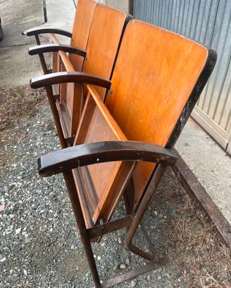 VECCHIE SEDIE DA CINEMA