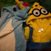 Pigiamoni unicorno e minions