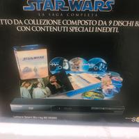 cofanetto star wars in blue ray 9 dischi sigillati