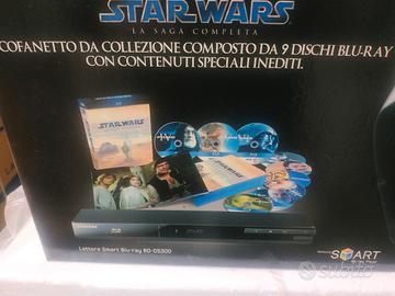 cofanetto star wars in blue ray 9 dischi sigillati