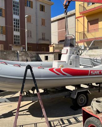 Gommone Sacs 590S con motore Evinrude 115 CV