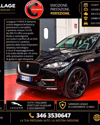 Jaguar F-Pace 3.0 D V6 300 CV AWD aut. R-Sport