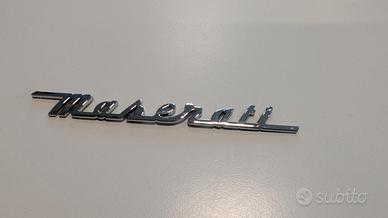 Scritta originale Maserati cromata 96mm