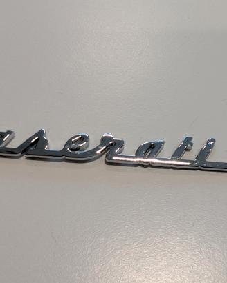 Scritta originale Maserati cromata 96mm