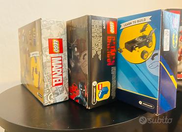 LEGO Batman + Marvel nuovi (3 set) –