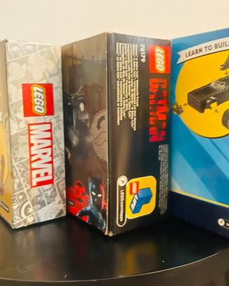 LEGO Batman + Marvel nuovi (3 set) –