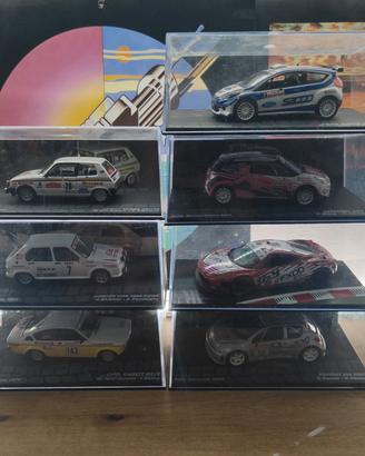 Lotto 7 modellini rally e GT 1:43 IXO