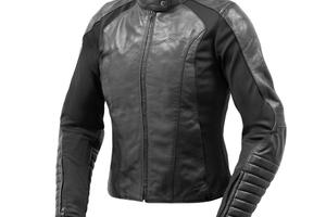 Giacca in pelle Donna Gasoline con protezioni