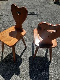 Sedie in legno