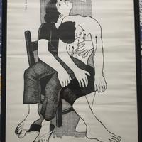 Cerezo Barredo 1982 - stampa madonna con bambino
