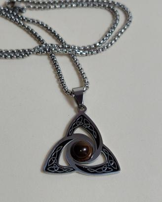 Collana Amuleto Talismano Portafortuna Celtico
