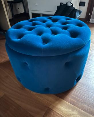Pouf blu