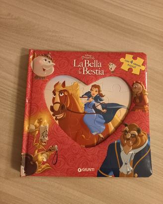 La Bella e la Bestia libro puzzle Disney Giunti