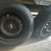 due cerchi per fiat panda e 600