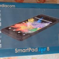 Tablet mediacom modello M-SP8CY + custodia